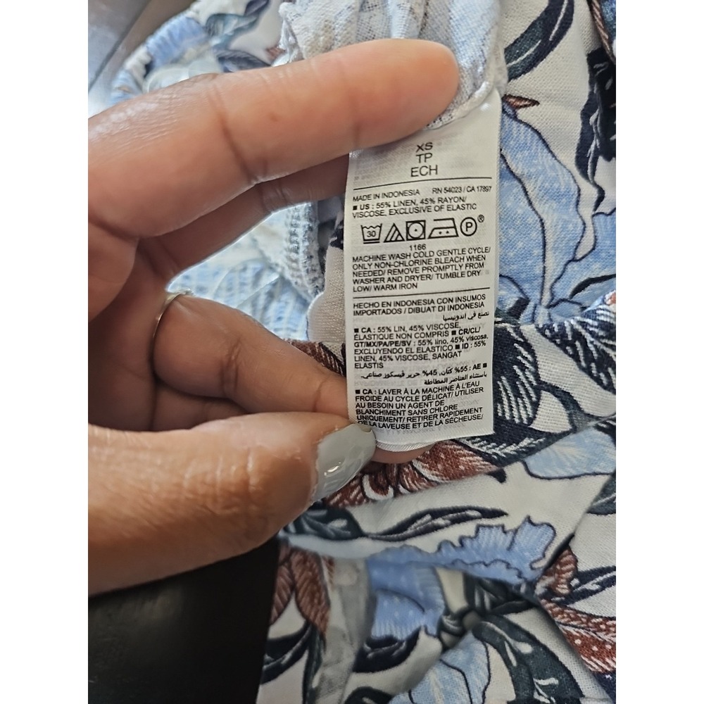 Old Navy Fit & Flare ORing Floral Romper Women's Size XS Floral Multi Sleeveless - Picture 7 of 11